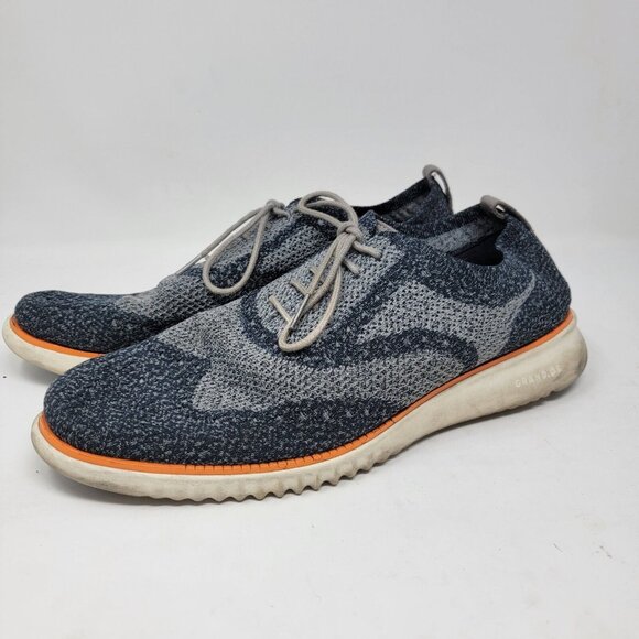 Cole Haan Zero Grand Men's Size 11 Stitchlite Blue / Gray‎ Sneakers Shoes - Picture 3 of 7